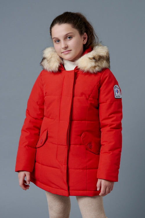 Doudoune Tigne Kids - Rouge - Enfant Fille