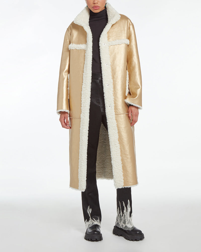 Manteau Tilly Metallic /Ivory - Gold / Ivory