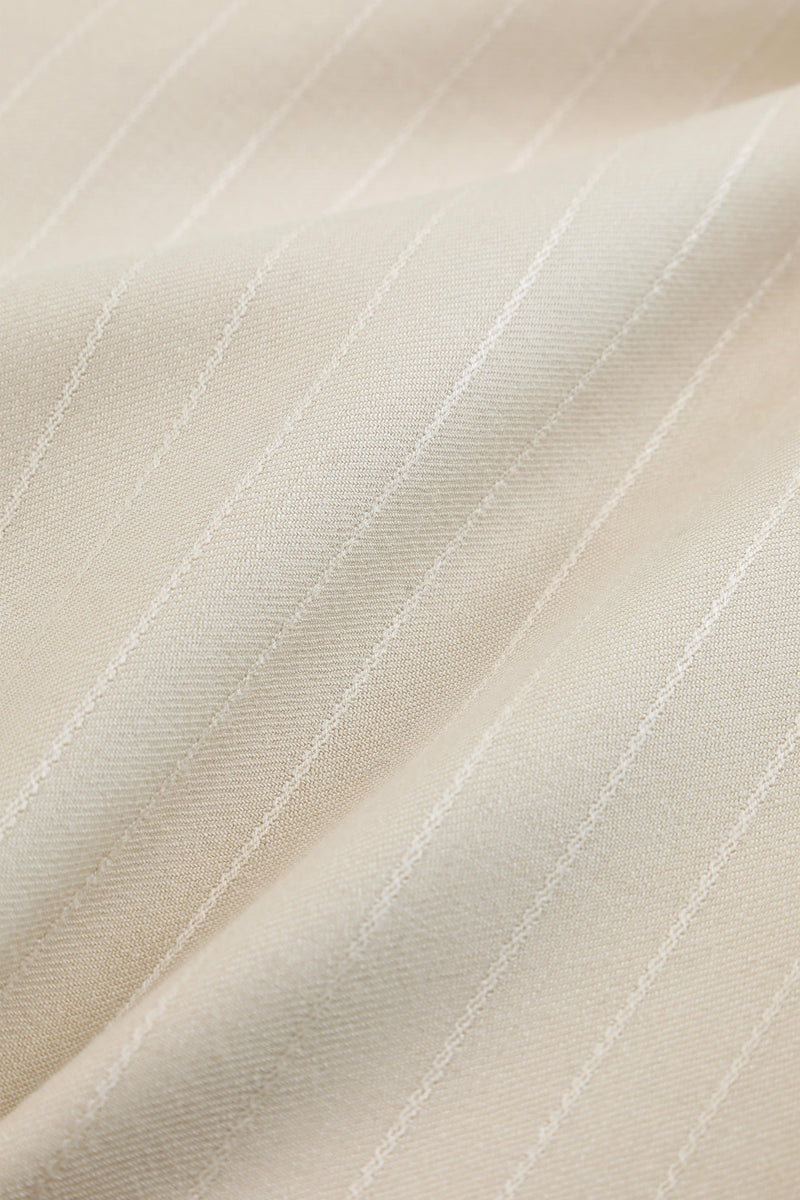 Wilby Jacket - Beige Stripes
