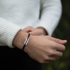 Bracelet Tavire - Bleu Marine & Blanc