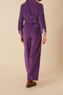Timotey Trouser Jumpsuit - Violet
