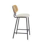 Tina - Set of 2 Stools - Rattan Cane Webbing