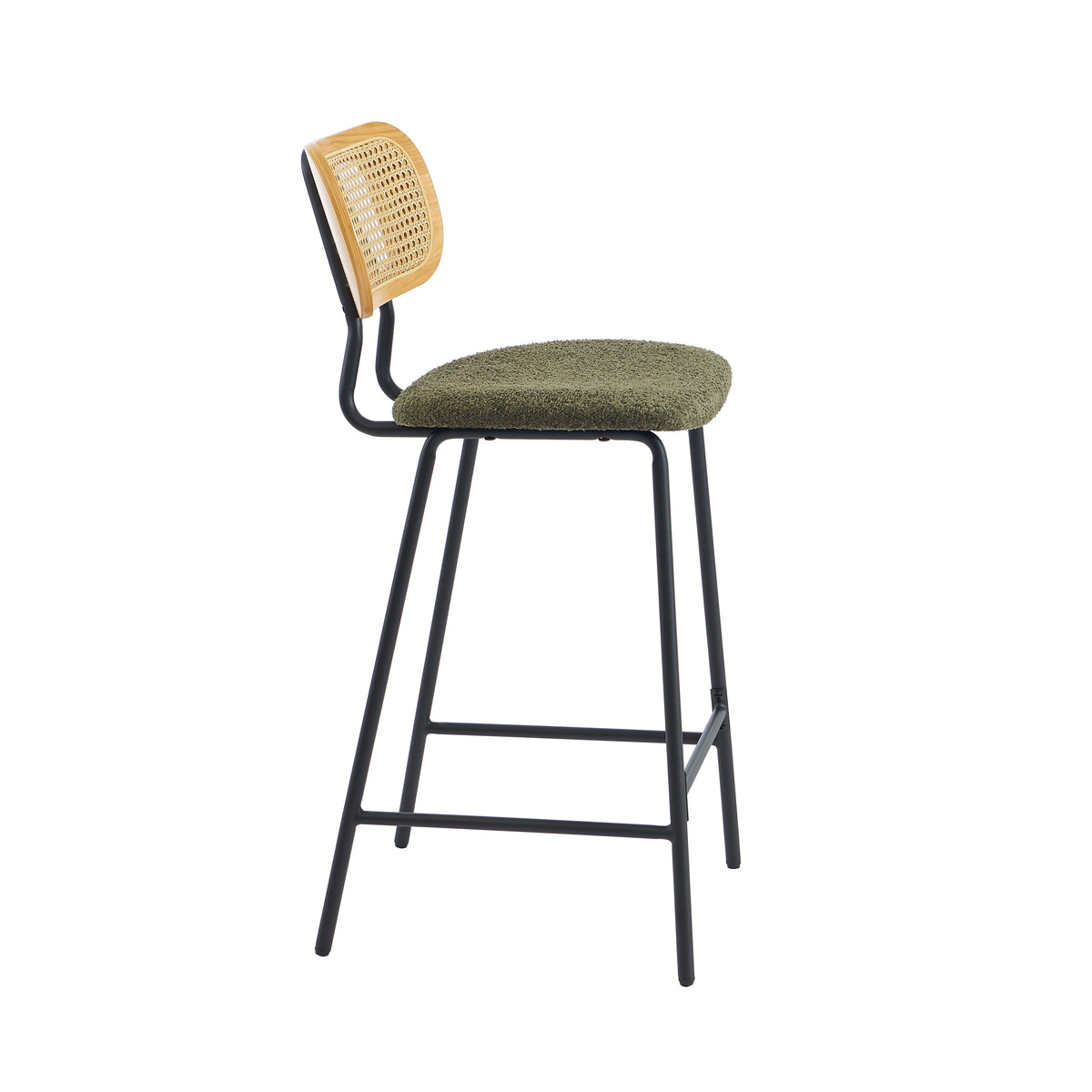 Tina - Set of 2 Stools - Rattan Cane Webbing
