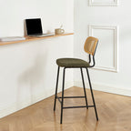Tina - Set of 2 Stools - Rattan Cane Webbing