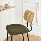 Tina - Set of 2 Stools - Rattan Cane Webbing