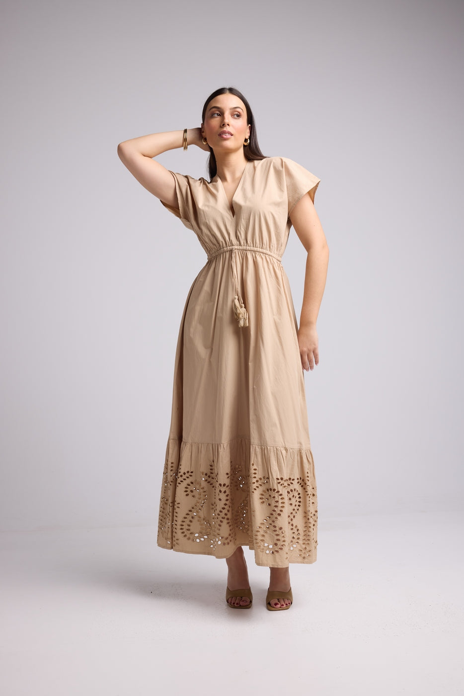 Robe Longue - Tina - Beige
