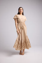 Robe Longue - Tina - Beige
