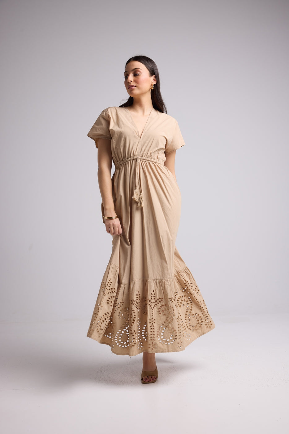 Robe Longue - Tina - Beige