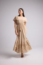 Robe Longue - Tina - Beige