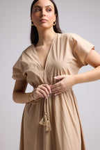 Robe Longue - Tina - Beige