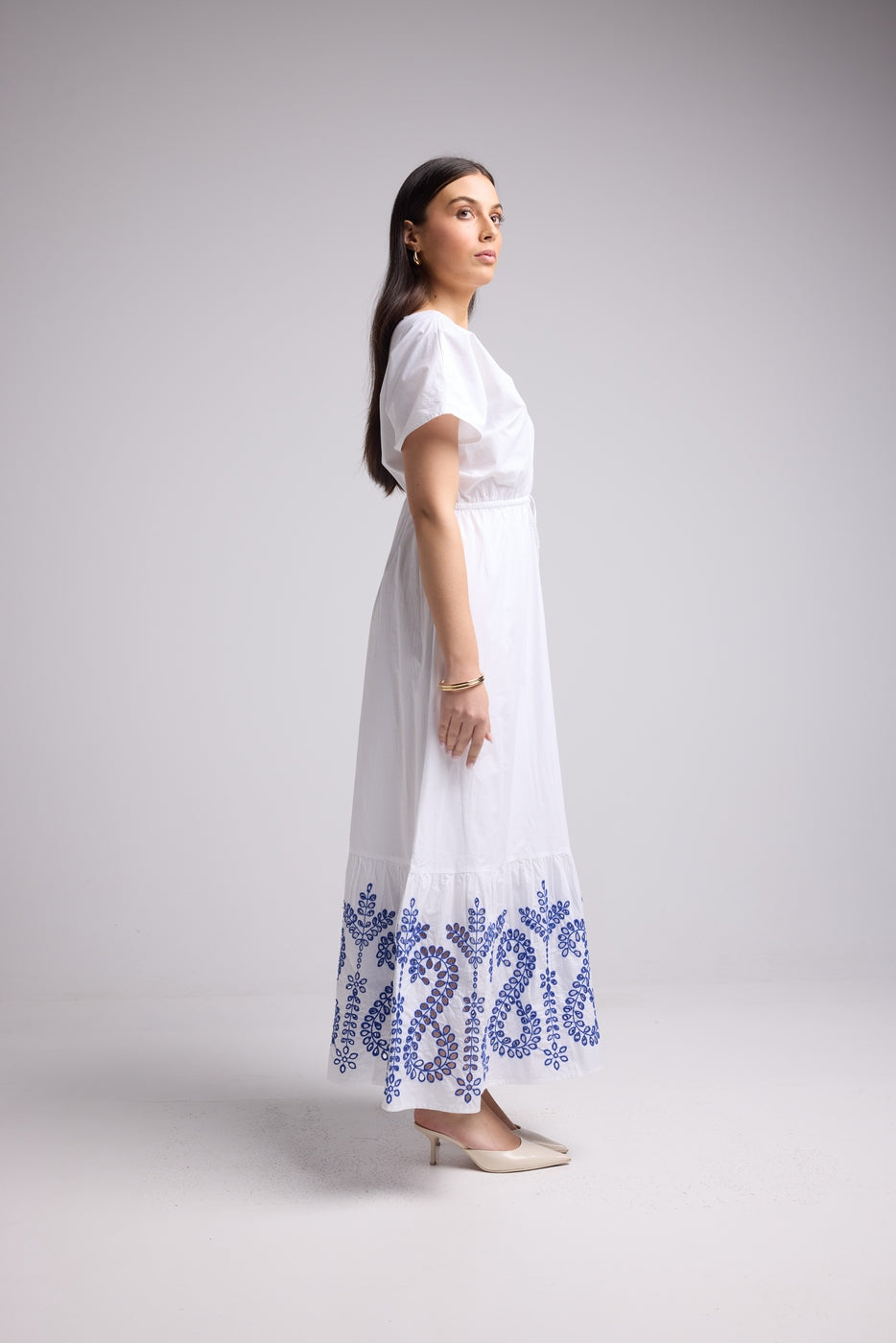 Robe Longue - Tina - Blanc