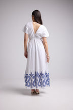 Robe Longue - Tina - Blanc