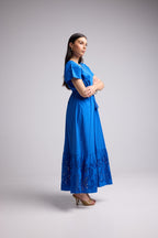 Robe Longue - Tina - Bleu