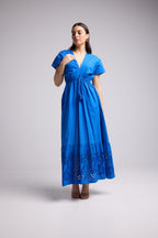 Robe Longue - Tina - Bleu