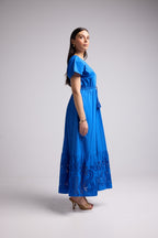 Robe Longue - Tina - Bleu
