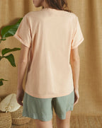 T-Shirt Tina - Peach Parfait