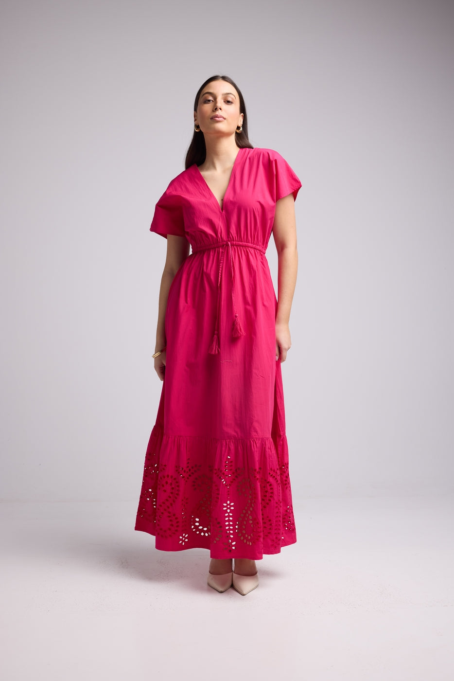 Vestido Largo - Tina - Rosa