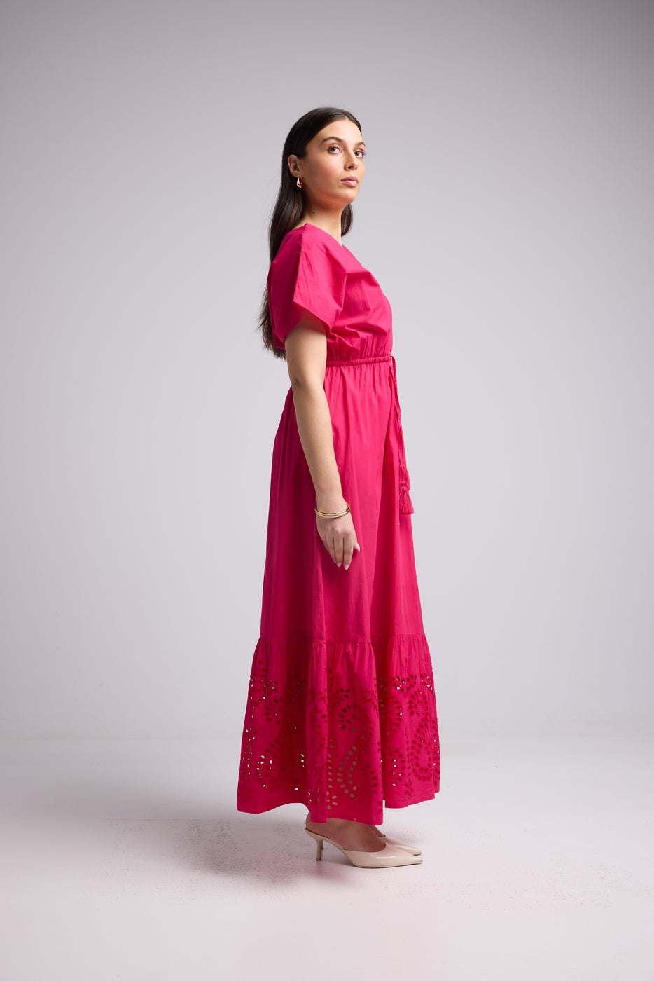 Vestido Largo - Tina - Rosa
