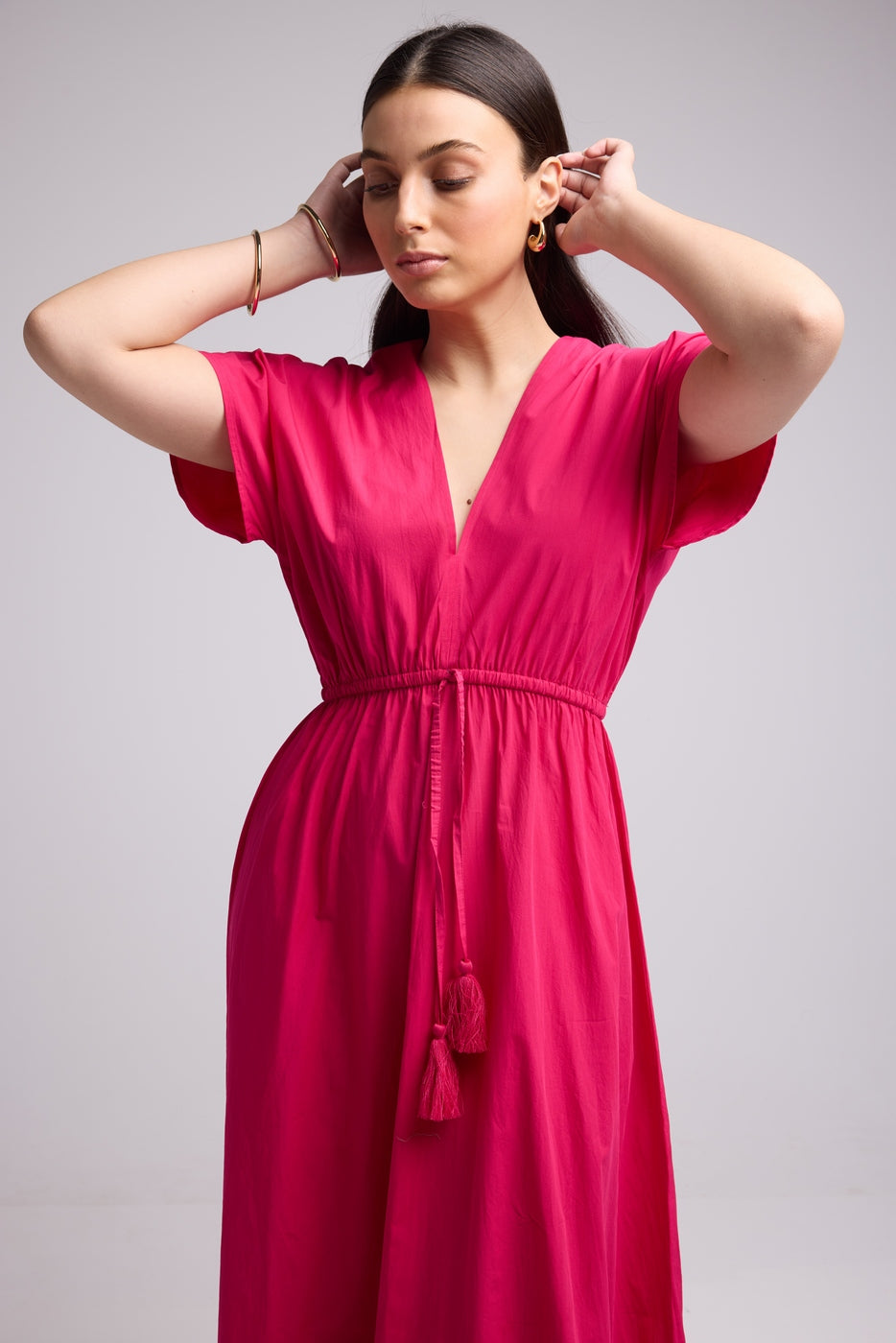 Vestido Largo - Tina - Rosa