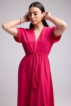 Vestido Largo - Tina - Rosa