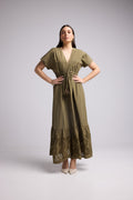 Robe Longue - Tina - Kaki