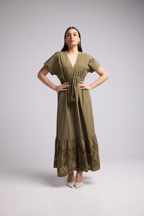 Robe Longue - Tina - Kaki