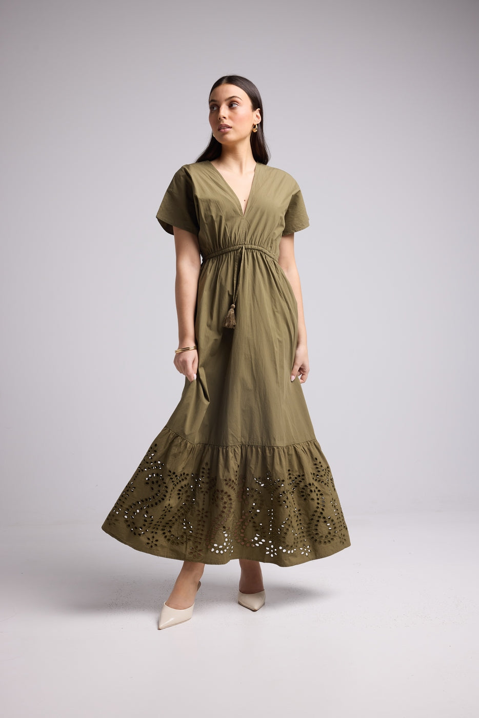 Robe Longue - Tina - Kaki