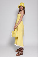 Tina Terry Maxi Dress - Yellow