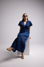 Robe Longue - Tina - Marine