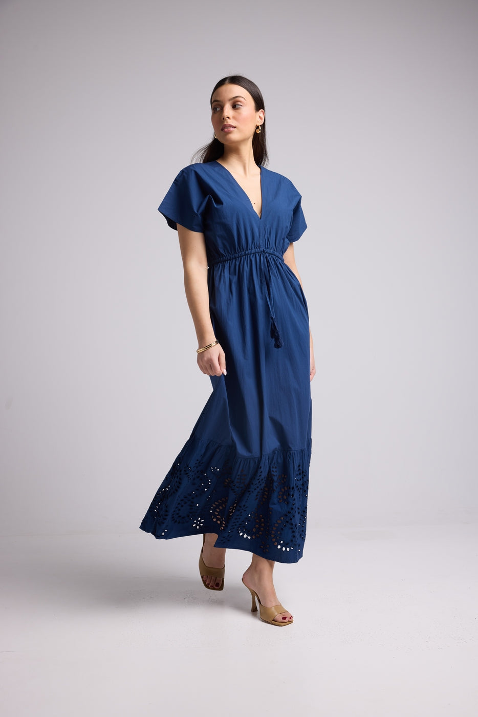 Robe Longue - Tina - Marine