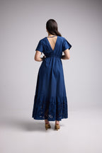 Robe Longue - Tina - Marine