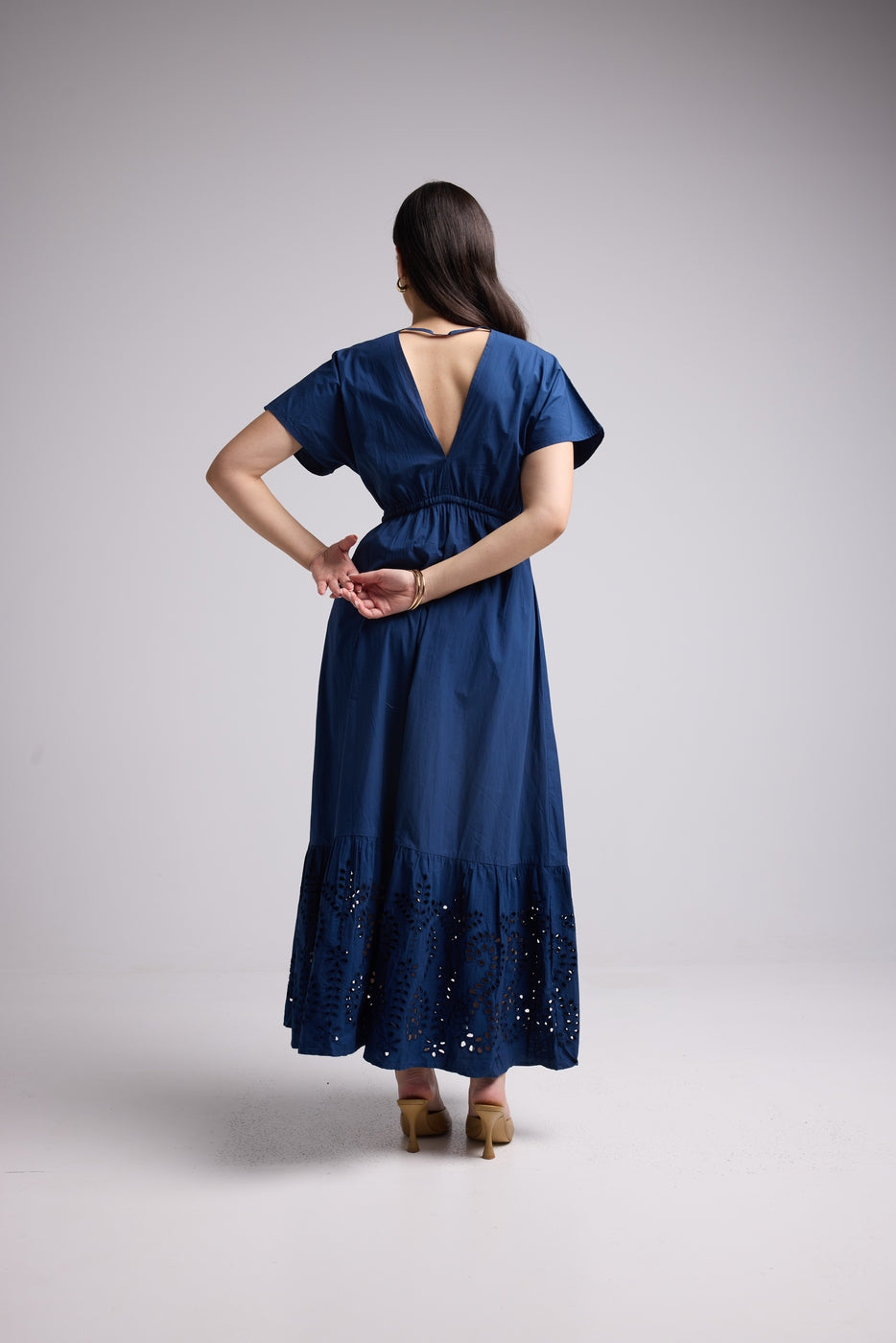 Robe Longue - Tina - Marine