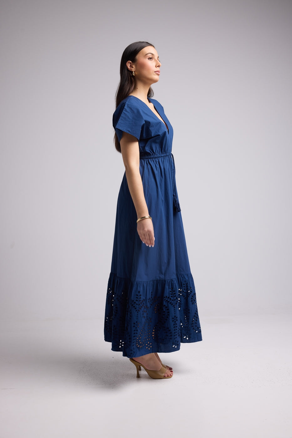 Robe Longue - Tina - Marine