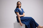 Robe Longue - Tina - Marine