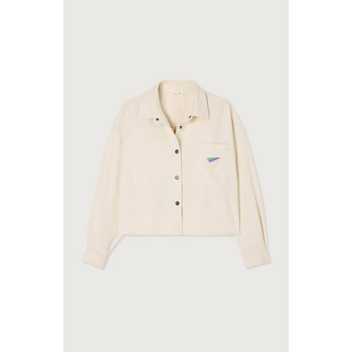 Chemise Col Boutonne - Ecru - Femme