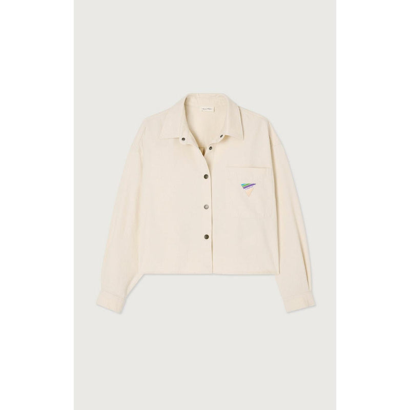 Chemise Col Boutonne - Ecru - Femme