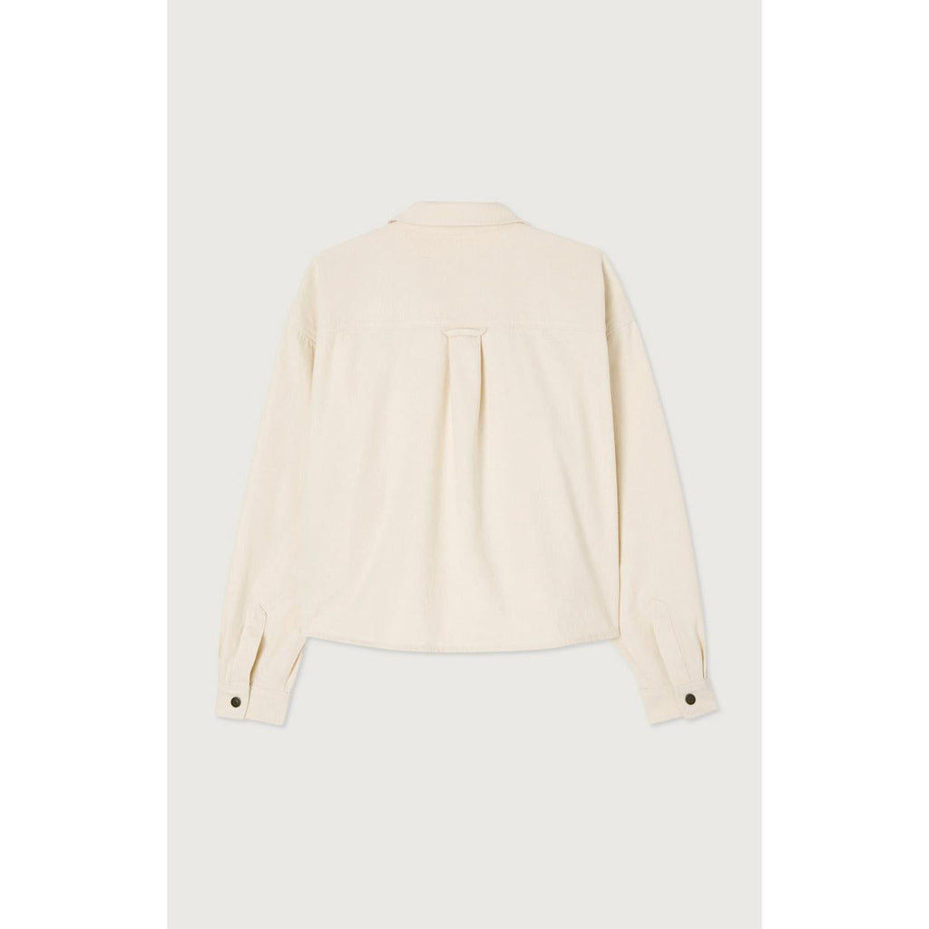 Camisa Cuello Abotonado - Crudo - Mujer