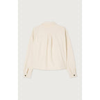 Camisa Cuello Abotonado - Crudo - Mujer