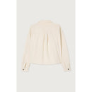 Chemise Col Boutonne - Ecru - Femme