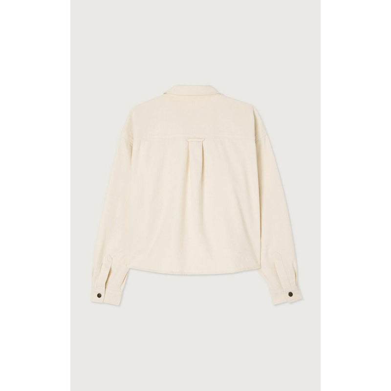 Chemise Col Boutonne - Ecru - Femme