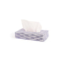 Tissue Box - Veil Of Tenderness - Ikat Azure Haze
