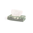 Caja de Pañuelos - Velo De Ternura - Ikat Verde Esmeralda