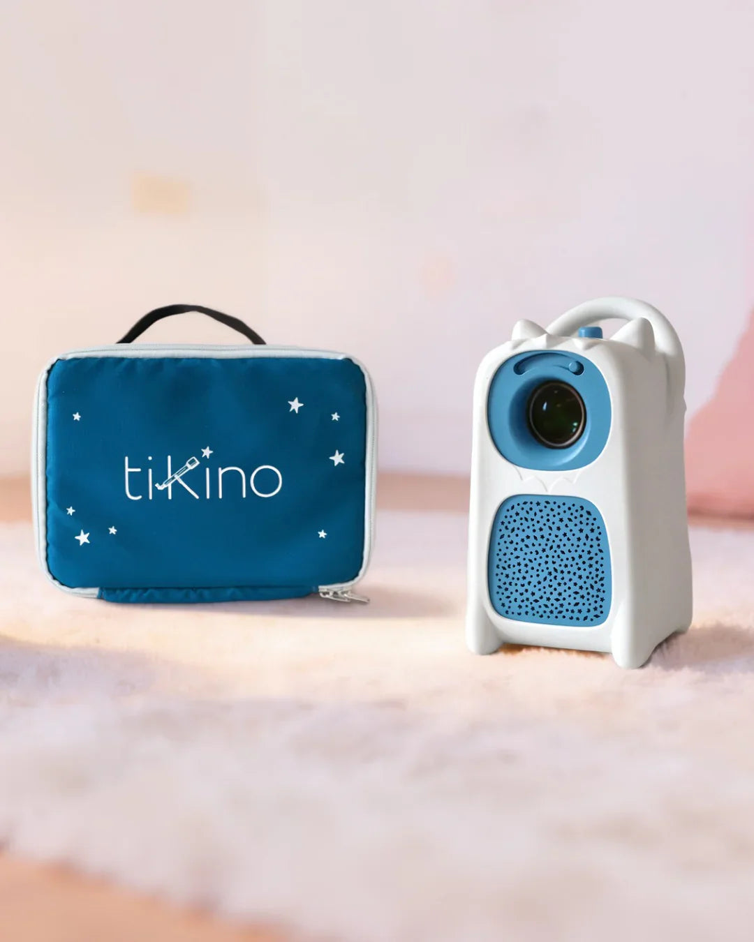 Empaque el proyector de video con batería + estuche + cubierta