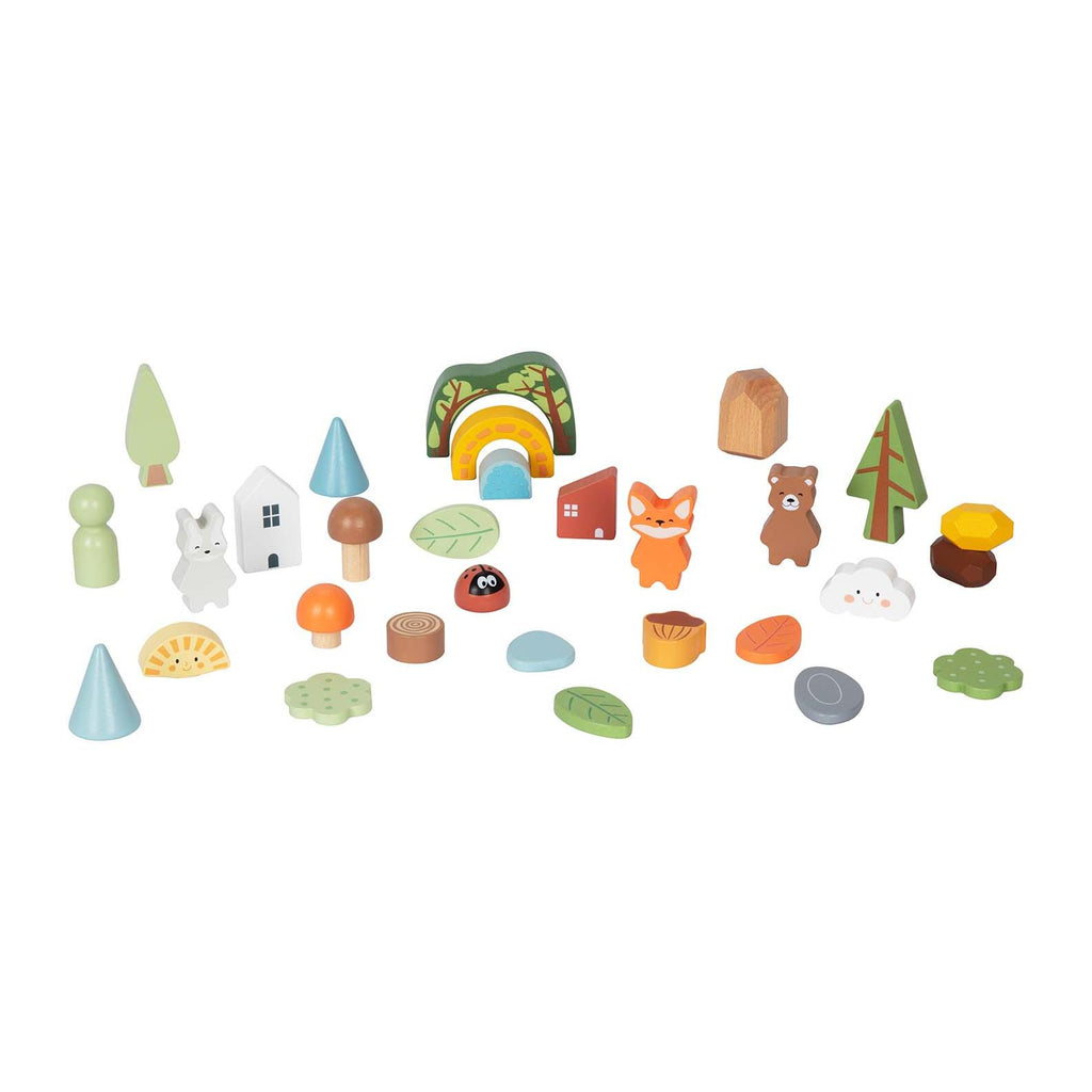 Montessori Wooden Figurine Set – The Forest