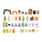 Montessori Wooden Figurine Set – The Forest