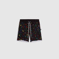 Short Tkid Cutoff Print - Noir