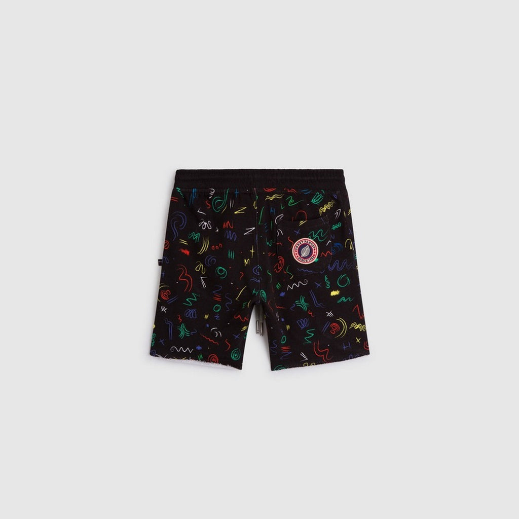 Short Tkid Cutoff Print - Noir