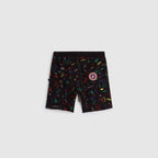Short Tkid Cutoff Print - Noir