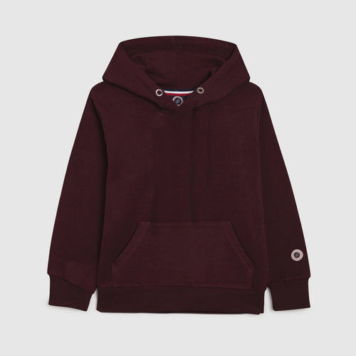 Sweat Capuche - Bordeaux - Enfant