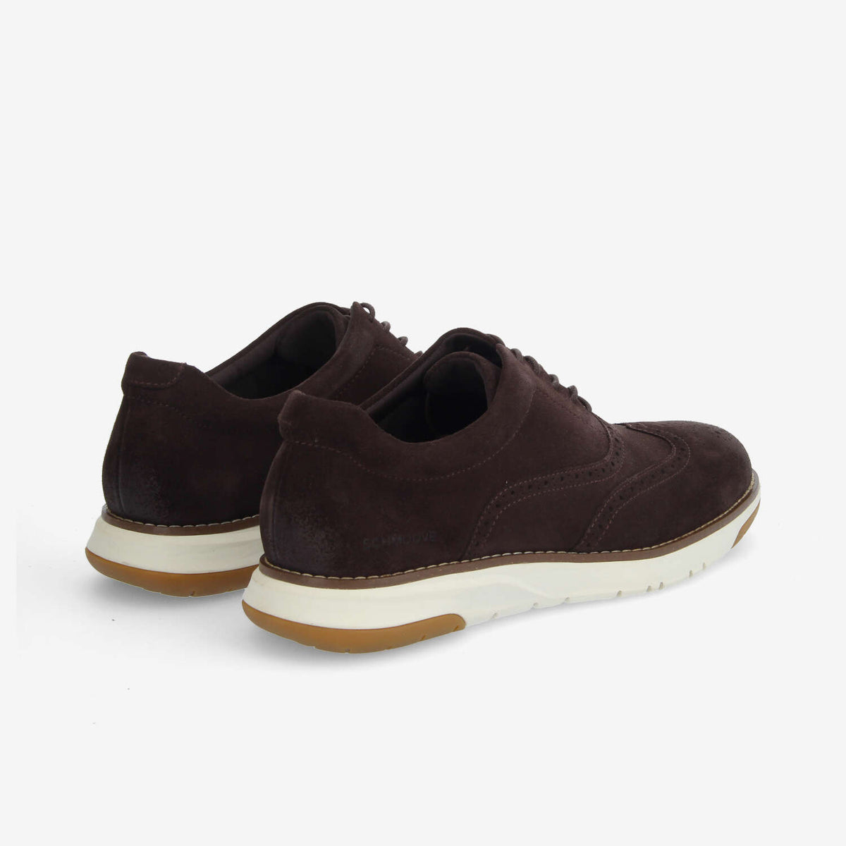 Echo Ii Brogue M - Oily Suede - Dark Brown